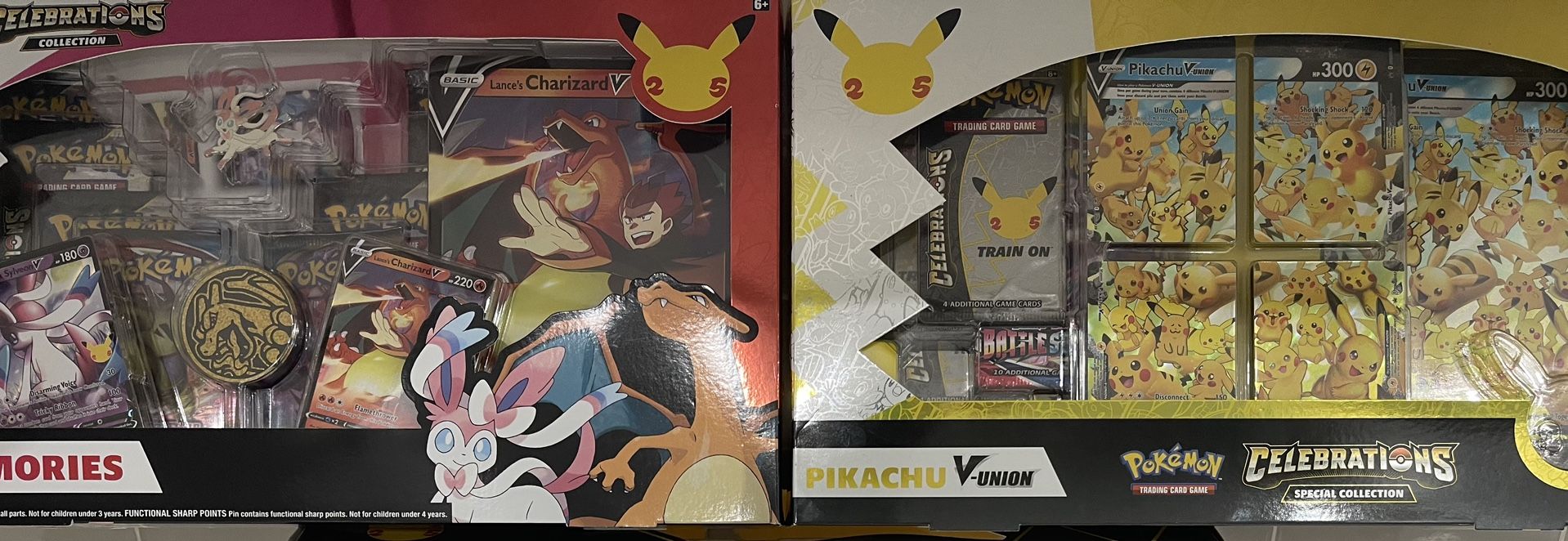 Pokemon Celebrations V Memories & Pikachu V Union Box