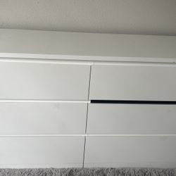 White 6 Drawer Dresser from IKEA