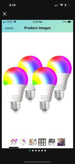 Smart WiFi Alexa Light Bulbs, SAUDIO LED RGB Color Changing Bulbs, Works with Alexa, Echo, Google Home & Siri, 2.4GHz WiFi Only, No Hub Required, 7W