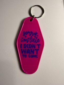 Motel Keychain