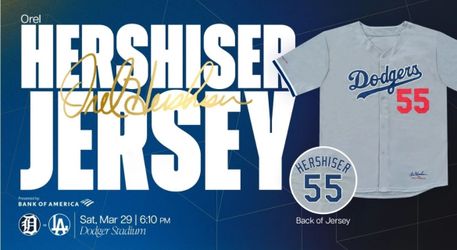 Orel Hershiser Jersey