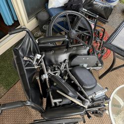 Two Wheelchairs. One Is For Fatties