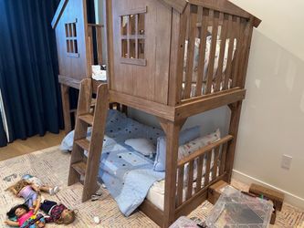 William & Sonoma Tree house twin over twin
