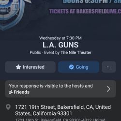 2 Tix For This Wenesday For LA Gunz