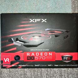 XFX Radeon graphics card RX 570 8gb GDDR5