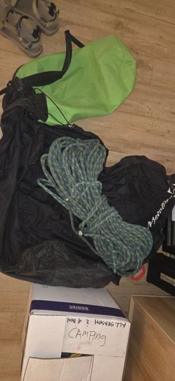 Climbing rope dynamic and rope bag