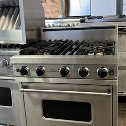 Viking 30”Wide Gas Range Stove Stainless Steel 4Burners 