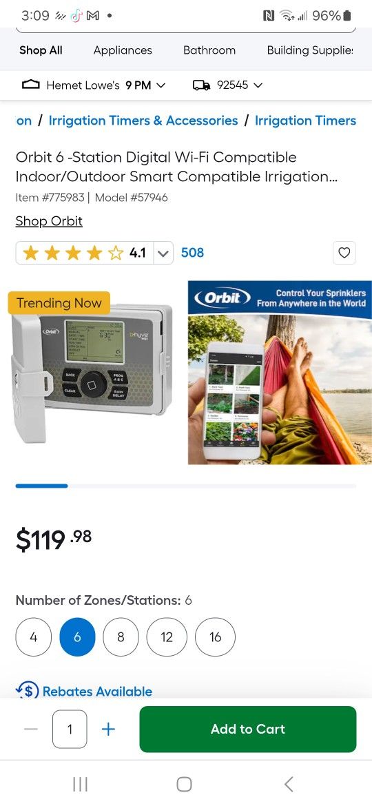 Smart Wifi Sprinkler  Timer