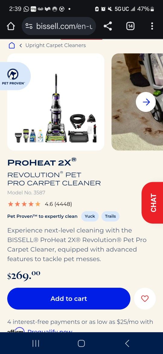 Bissell Carpet Cleaner