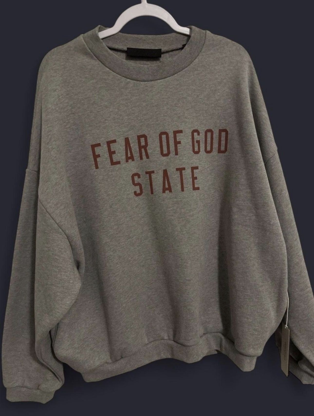 Fear of God “Dark Heather” Sweatshirt/Crewneck
