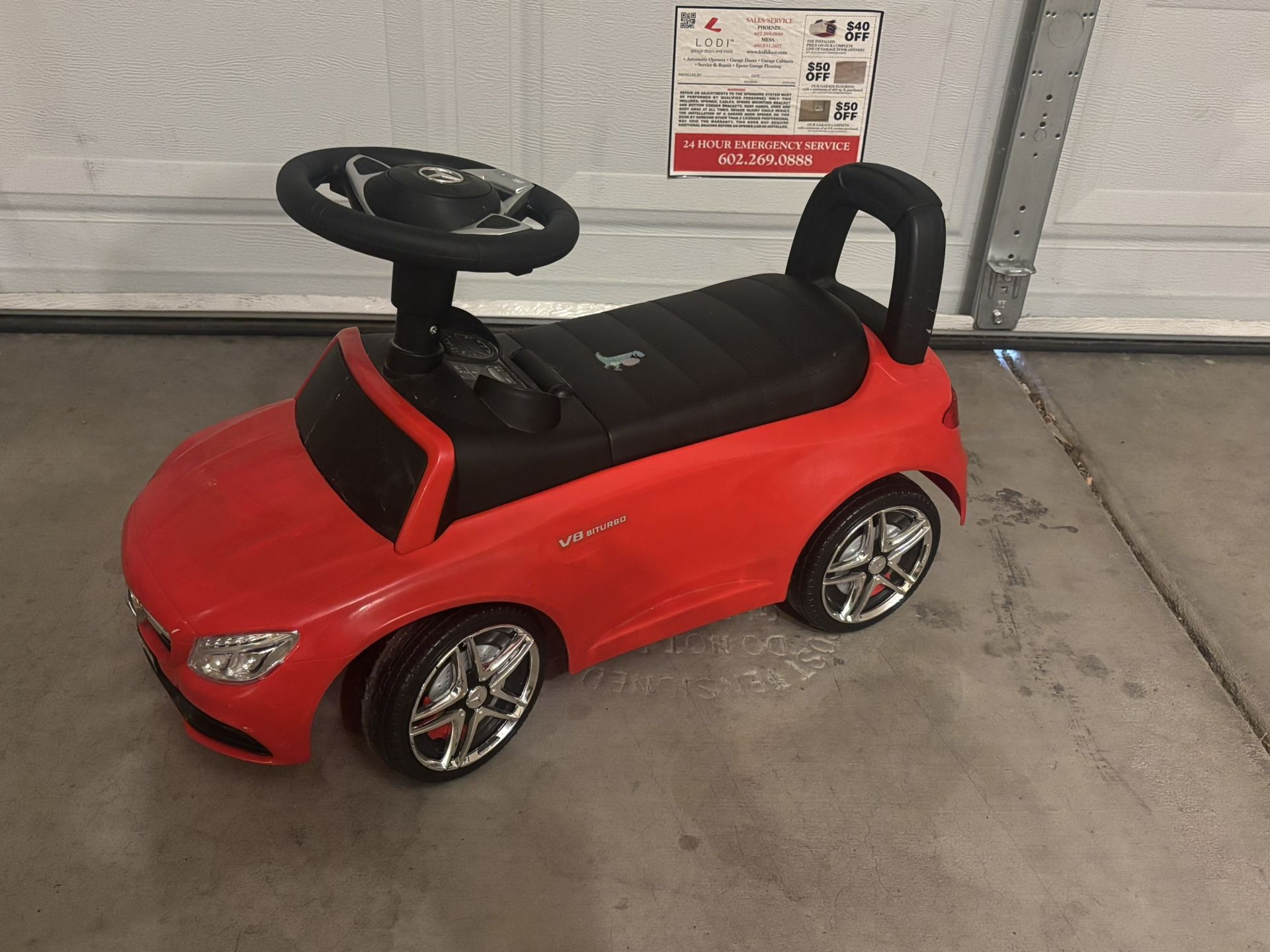 Mercedes Push Car