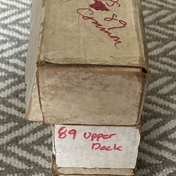 Vintage Sports Cards For Storage Container