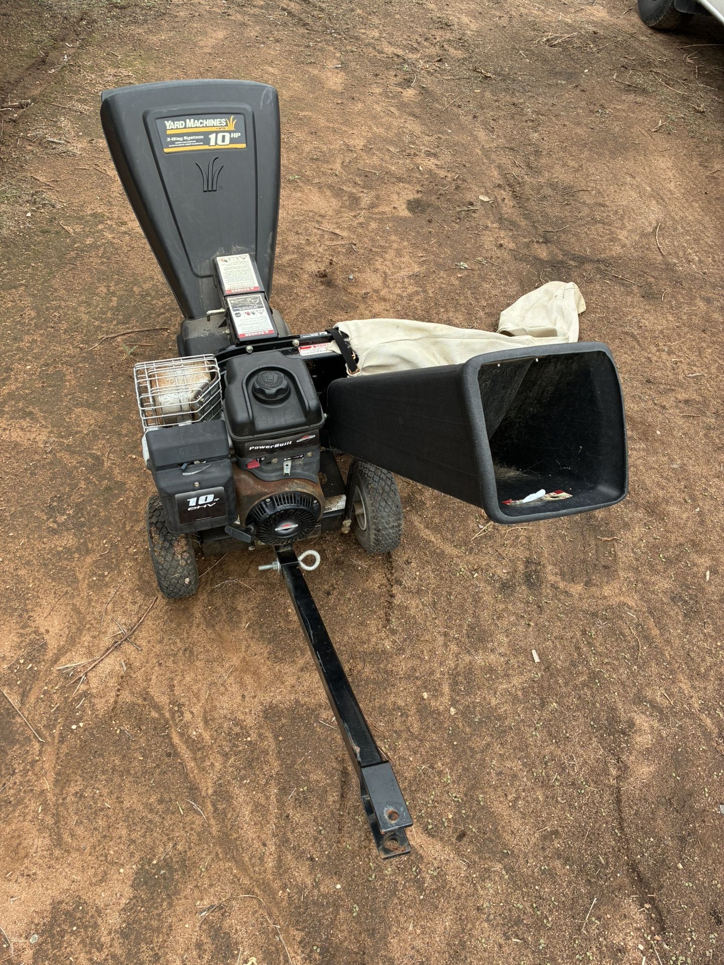 Yard Machine Chipper Shredder 10 Hp