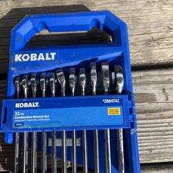 Kobalt 11 piece (contact info removed) Flex Box End Ratcheting Combination Wrench Set Metric