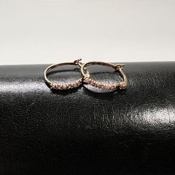 Earrings pink  Paj 925 earrings