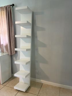IKEA LACK - White 6 Unit Wall Shelf
