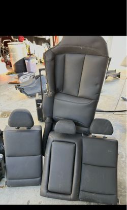 2018 Acura TLX OEM Rear Leather Seats Full Set Black