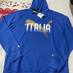 PUMA ITALIA HOODIE NEW LARGE 
