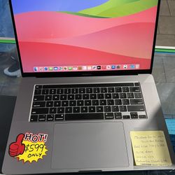 MacBook Pro 2019 16” Touch Bar Retina Intel Core i7 9th Gen@ 2.6GHz, 16gb Ram, 500GB SSD, very latest macOS Sequoia. Microsoft Office. Comes with Char