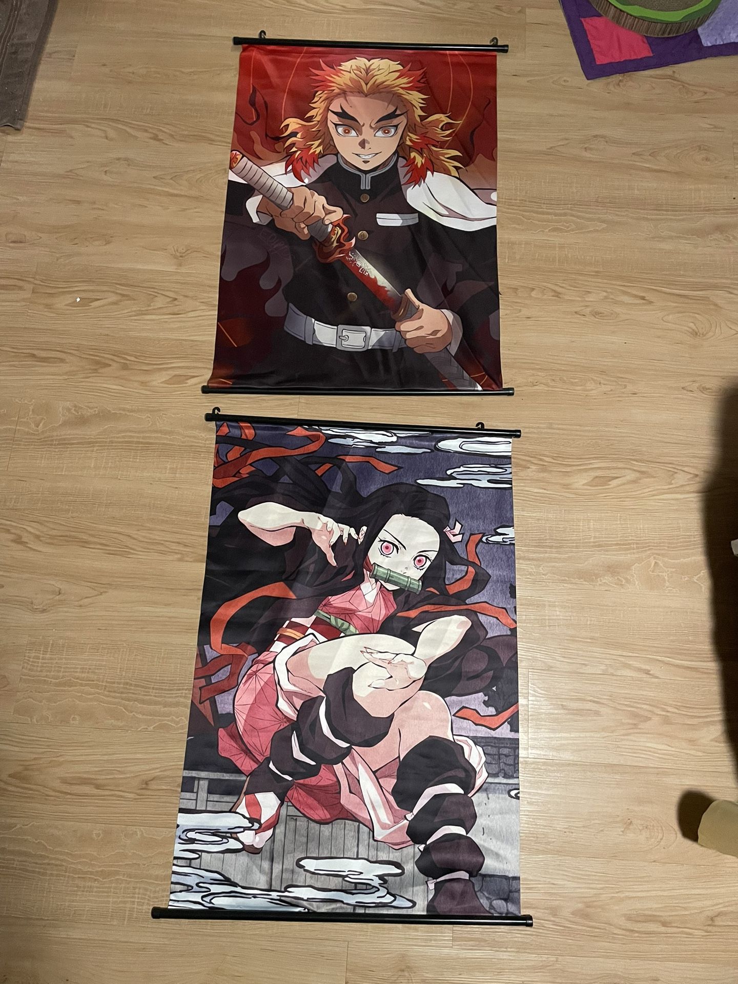 2 Demon Slayer Anime Scrolls