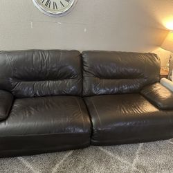 Leather Couch Good Condition 