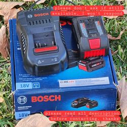 Bosch 18V 6.3ah Battery & Fast Charger Kit