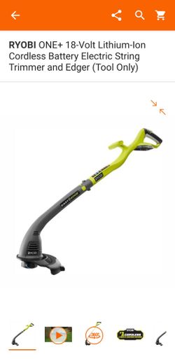 Ryobi 18V Trimmer tool only