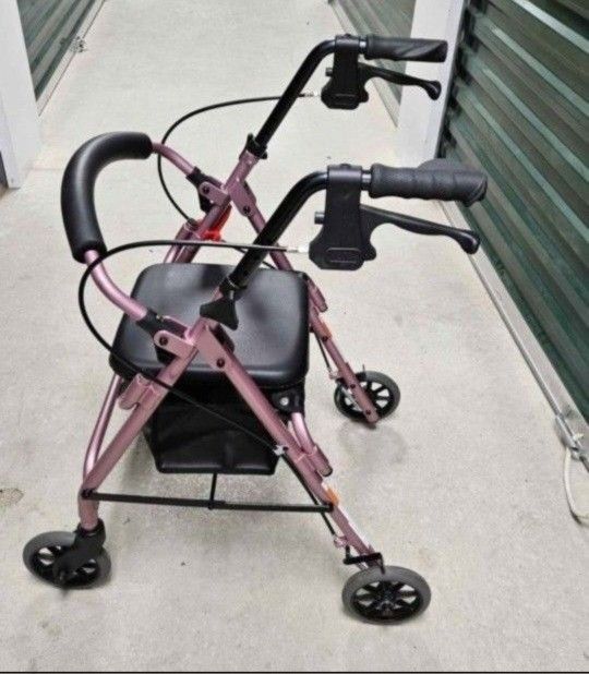 Excellent condition lightly used Nova Getgo Petite Rollator walker. Measurements are in the pictures. $75