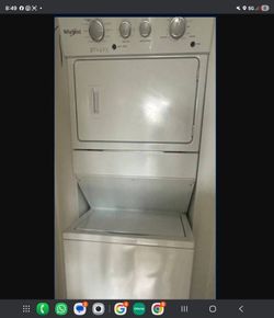 Whirlpool apartment size 27-in wide stackable electric 220 volt FULLSIZE  $780 [Wow]