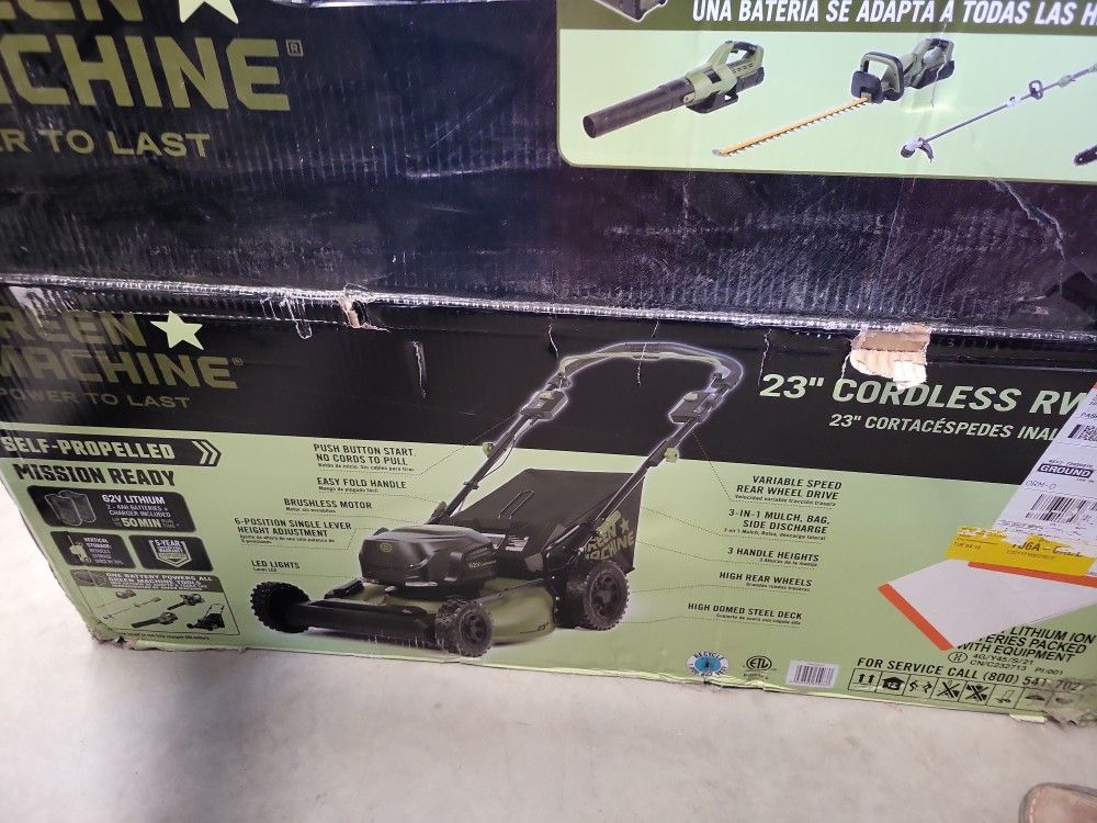 Cordless RWD Mower