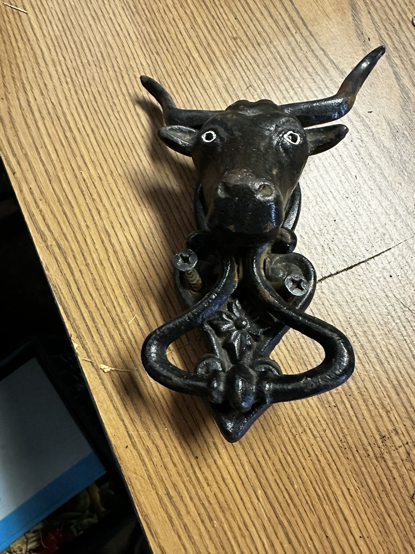 Cast Iron Bull Door Knocker