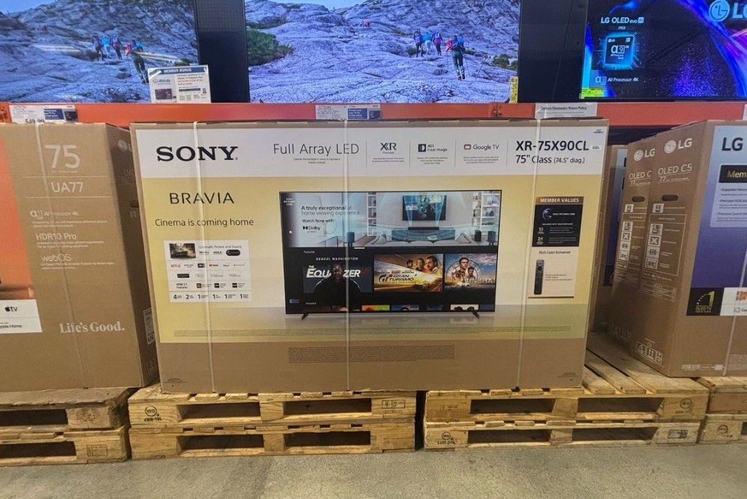 65 “ Sony smart 4K BRAVIA HDR X90L 120HZ TV