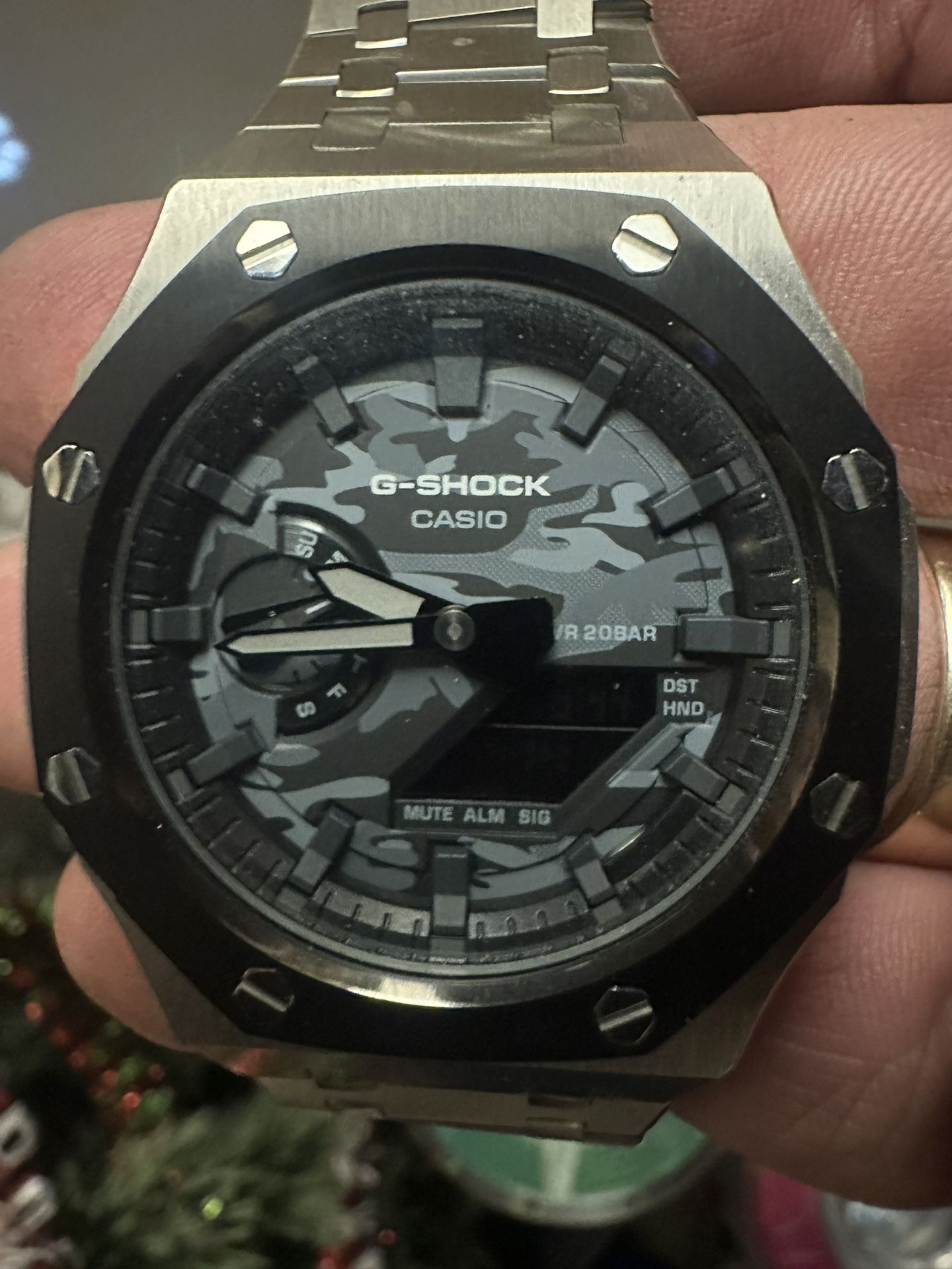 Casio G Shock - Snow Camo With AP Band