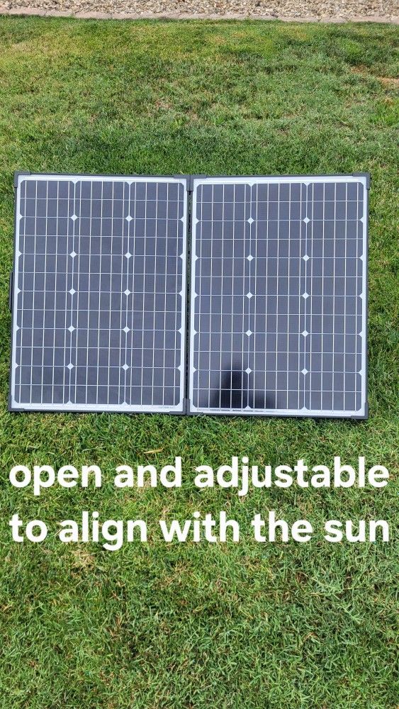 100 Watt Folding Suitcase Solar Panel