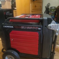 New Honda EU6500is  Inverter Generator 