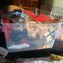 Box Of Girl Clothes
