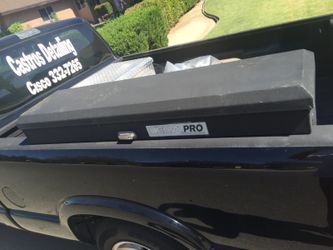 Small truck toolbox just needs lock