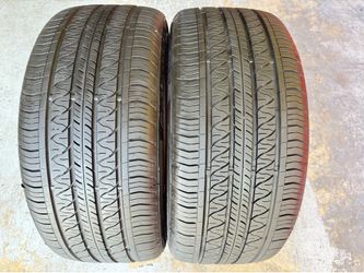 Two Tires 255/45/19 Continental Procontact Acoustic Foam EV•With 75% Left Tesla Model 3