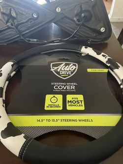 Cow print Steering Wheel Cover