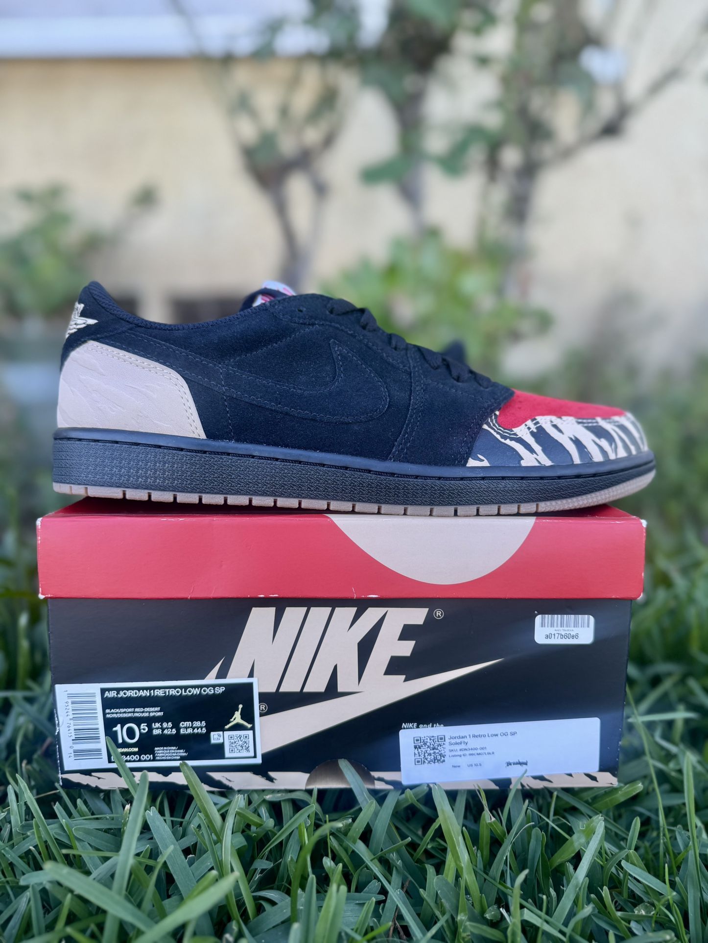 Jordan 1 Low Solefly Size 10.5 New 