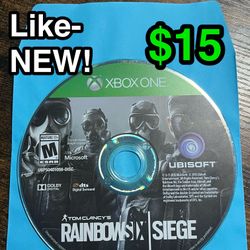 🎮 Like-NEW Tom Clancy’s Rainbow Six Siege for Xbox One ($15) 🎮