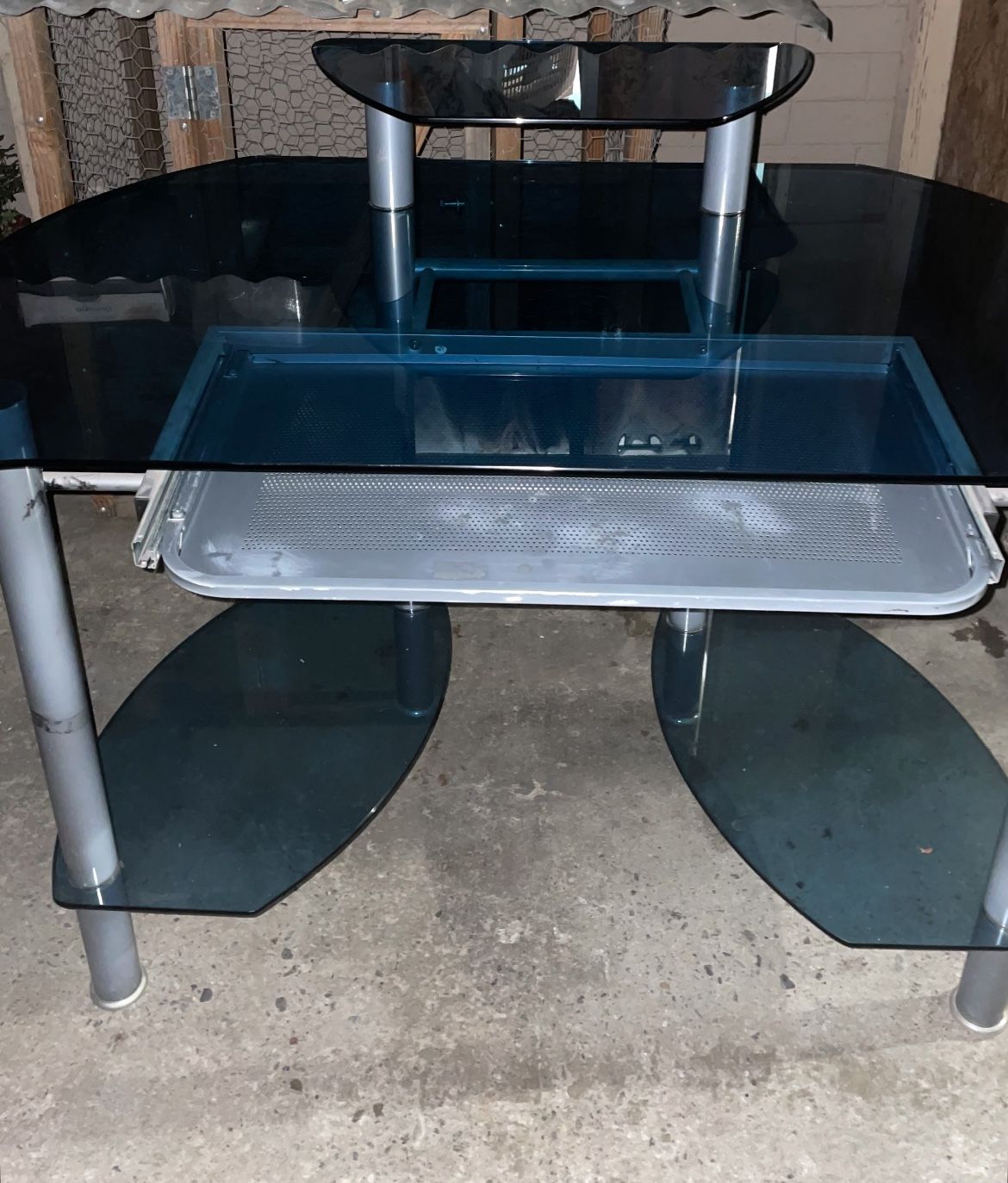 Computer Glass Desk