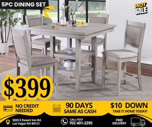 5pc Counter H. Dining Set