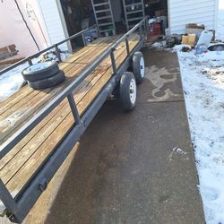 4ft By 16ft Utility Trailer With Gate