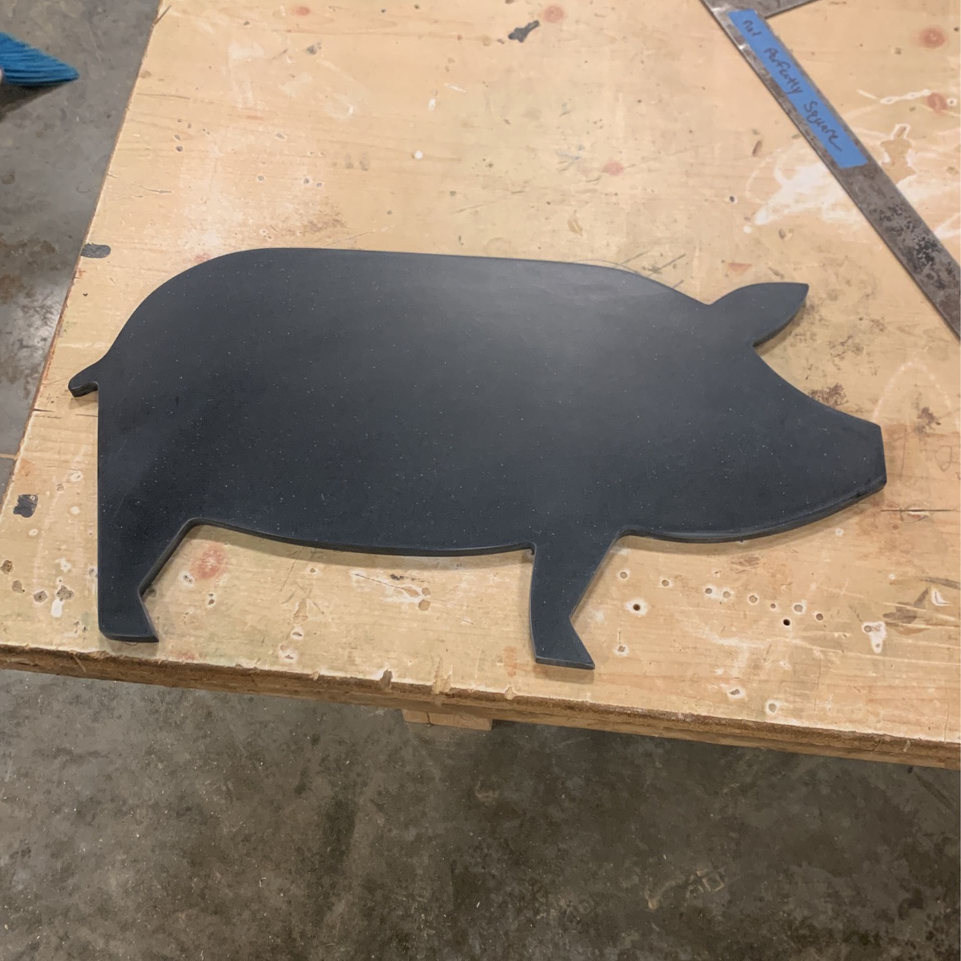 Solid Surface Pig Cutting Board