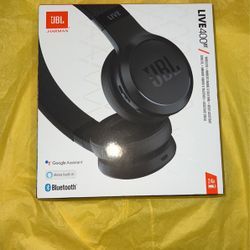 JBL Hartman Live 400 Bluetooth Headphones 