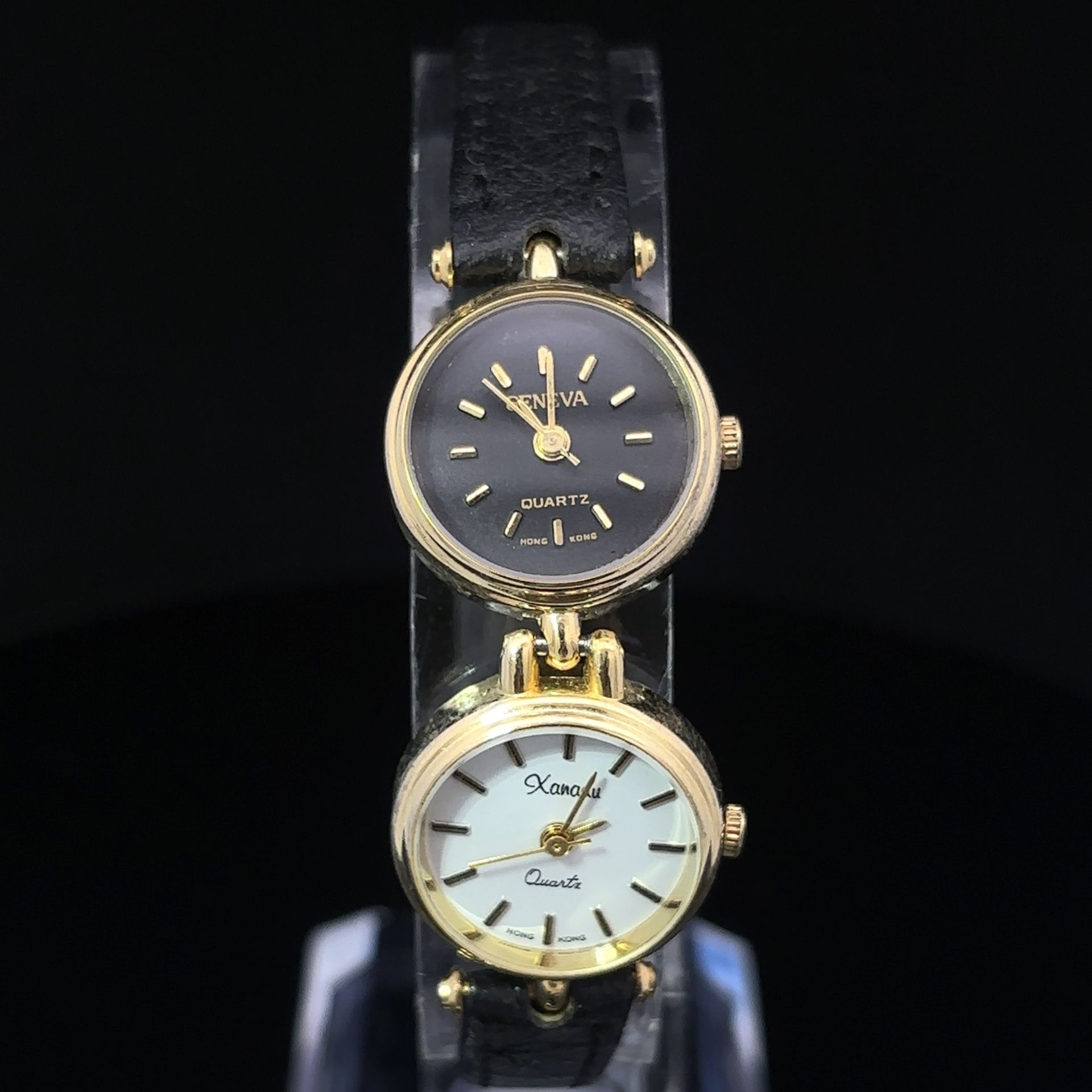Pre owned Xanadu Geneva Quartz Double Watch Face Wrist Watch for Sale in Rockville Centre NY OfferUp