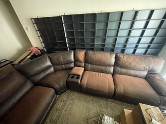 Leather couch