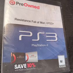 PS3 RESISTANCE FALL OF MAN PLAYSTATION 3 GAME