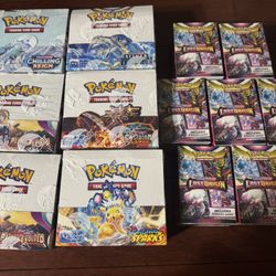 pokemon booster box sealed lot